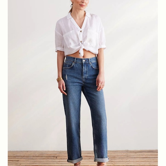Seen Worn Kept The Girlfriend Jeans by ANTHROPOLOGY size 28 - Picture 1 of 5